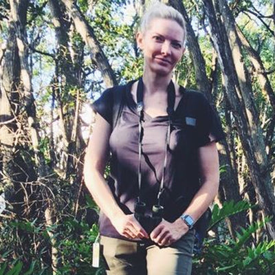 Dr. Missy Williams in the mangroves